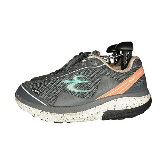 Women's G-Defy Gravity Defyer Gray Salmon Mighty Walk Shoes Size 8.5 - Picture 1 of 6